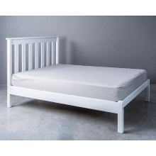 Slatted Double Headboard White (2)
