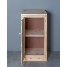 1 Door Floor Kitchen Cupboard (Pine Top) Clear Pine (3)