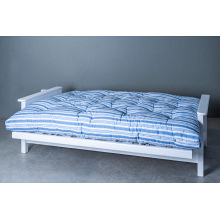 Sleeper Couch Futon - Breeze Stripe Blue (2)
