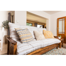 Sleeper Couch Futon - Breeze Stripe Beige (2)