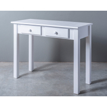 Cottage 2 Drawer Table White (2)