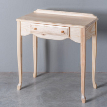 French 1 Drawer Table Clear Pine (2)