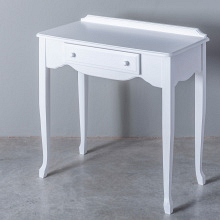 French 1 Drawer Table White (2)