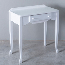 French 1 Drawer Table White (3)