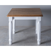 900 x 900 Dining Table White Honey (2)