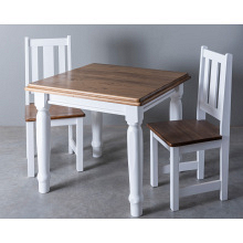 900 x 900 Dining Table White Honey (5)