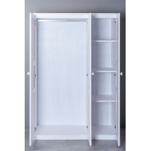 3 Door Wardrobe White (3)
